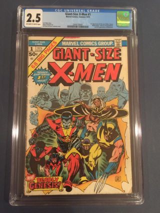 Giant - Size X - Men 1 ([july] 1975,  Marvel) Cgc 2.  5