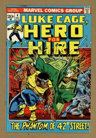 Power Man And Iron Fist (hero For Hire) 4 1972 Fn 6.  0