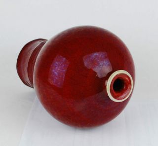China antique Langyao Sang De Boeuf Oxblood Meiping vase 5