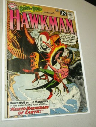 Brave And The Bold 43 (dc 1962) Hawkman 1st Appearance Man - Hawks Key
