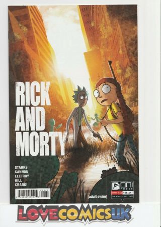 Rick And Morty 16 Last Of Us Homage Cover Sdcc Oni Press Comics