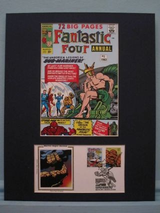 The Fantastic Four & The Sub - Mariner & First Day Cover