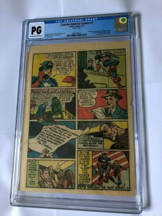 Captain America Comics 1 1941 Cgc Page 24