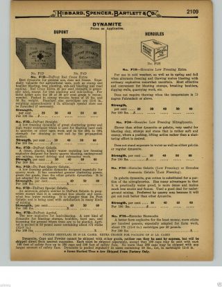 1929 Paper Ad 5 Pg Dupont Dynamite Hercules Wood Box Blasting Machine Powder