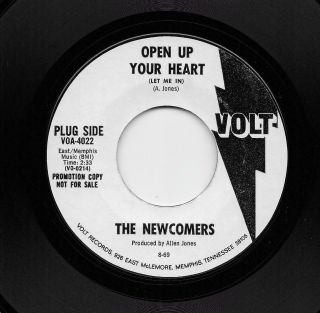 Newcomers - Open Up Your Heart / Girl This Boy Loves You (soul,  45) 4022