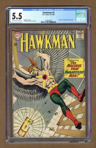 Hawkman (1st Series) 4 1964 Cgc 5.  5 1448456018