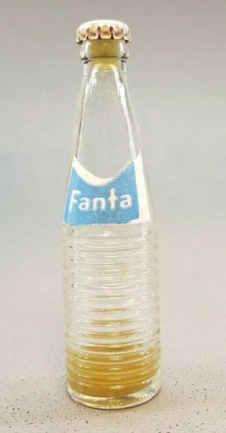 Fanta Mini Miniature Bottle Toranja Grapefruit Vintage Hard To Find Cap