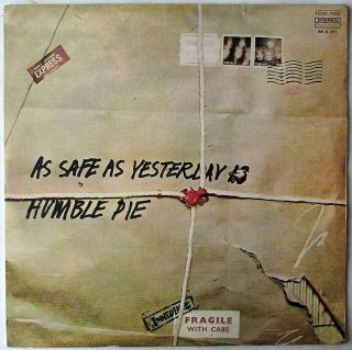 Humble Pie As Safe As Yesterday Is Italy 1969 Lp Progressive Rock Prog