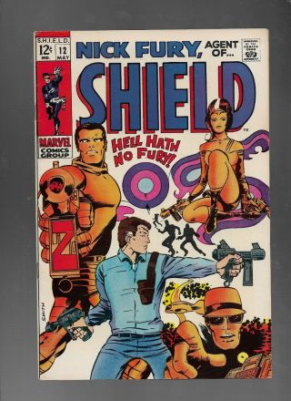 Nick Fury,  Agent Of Shield 12 - Hell Hath No Fury - (7.  5) 1969
