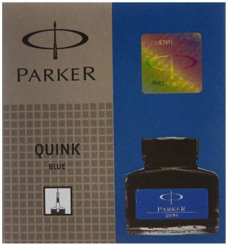 Parker Quink Fountain Pen Ink Bottle 30ml BLUE Color - PARKER PRODCT 2