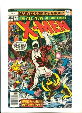 X - Men 109 (feb 1978,  Marvel) Vf/nm 9.  0 1st Appearance Of Vindicator