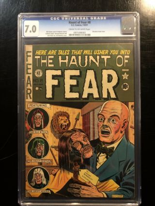 Haunt Of Fear 8 1951 Ec Comics Cgc 7.  0 Htf In Grade Feldstein Cover Pre Code