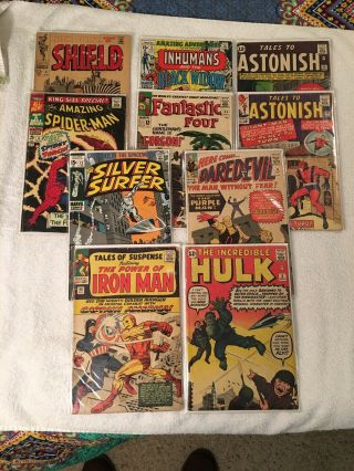 10 Marvel Comics - Hulk 3,  Tales Of Suspense 58,  Daredevil 4 And More