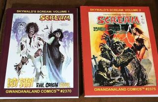 Skywald Scream Vol.  1 And 2 Reprints Issues 1 - 8 Tp Out Of Print Very Rare
