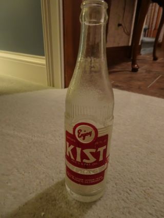Vintage Kist Soda 10oz Bottle Red Rock Bottling,  Martin Tennessee