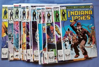 Further Adventures Of Indiana Jones 1 - 17 • Marvel Comics John Byrne • 1983 - 85