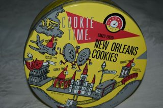 Vintage Orleans Cookie Tin