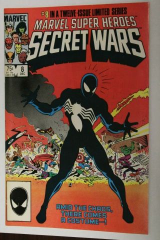Secret Wars 8 Vf Origin Spider - Man 