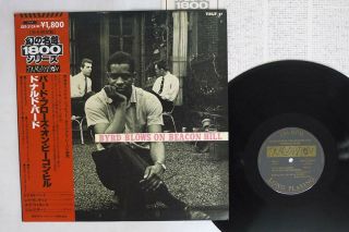 Donald Byrd Byrd Blows On Beacon Hill Transition Gxf - 3124 Japan Obi Vinyl Lp