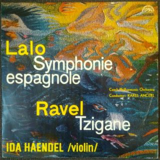 Ida Haendel /violin/ Lalo Ravel Supraphon Sua St 50615 1st Stereo Red