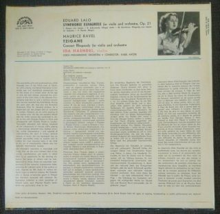 Ida Haendel /violin/ Lalo Ravel Supraphon SUA ST 50615 1st STEREO red 2