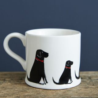 Sweet William Black Labrador Dog Mug | Great Gift For Labrador Lovers | P&p