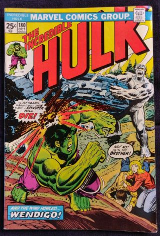 The Incredible Hulk 180 (oct 1974,  Marvel)