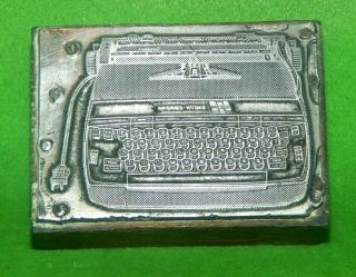 Vintage Smith Corona Electric Typewriter Letterpress Print Block 2 1/4 " X 1 5/8 "