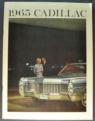 1965 Cadillac Brochure Fleetwood 60 Spec Eldorado Deville Calais Orig