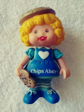 Nabisco Chips Ahoy Cookies Girl Vinyl Advertising Figure Ad Doll 1983
