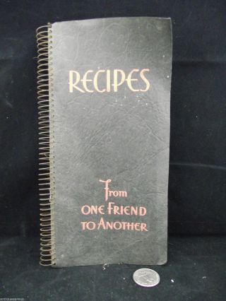 Recipes From One Friend To Another Purity Flour As Found