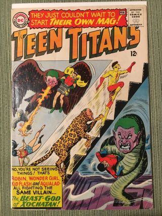 Teen Titans 1 Vol One 1966 Robin Aqualad Kid Flash Wonder Girl