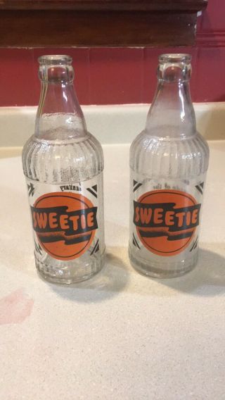 2 Sweetie Acl Soda Bottles.  Philadelphia Pa