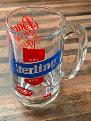 Sterling Beer Glass Mug - 1988 “back Home Again”