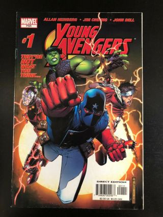 Young Avengers 1 Marvel 04/05 1st Kate Bishop Heinberg Cheung Dell A1