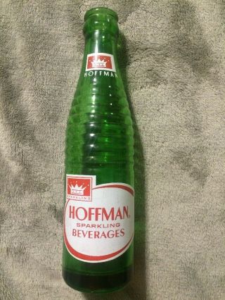 Vintage Hoffman Beverages Acl Soda Bottle 7oz Long Island City,  Ny York