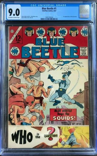 Blue Beetle 1 Cgc 9.  0 1st Appearance Of The Question Key Issue L@@k