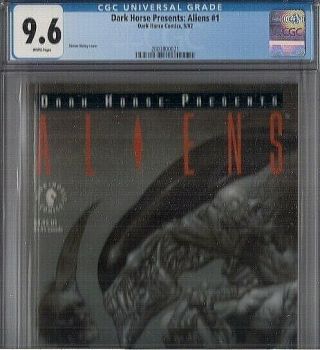 Dark Horse Presents Aliens 1 Cgc 9.  6 White (1992 Bisley Cover)