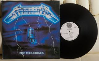 Metallica - Ride The Lightn Lp Rare Metal Rar India Indian Vertigo ‎– 838 140 - 1