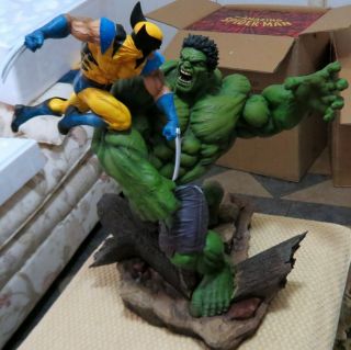 Sideshow Collectibles Hulk And Wolverine Maquette Limited Edition Mib