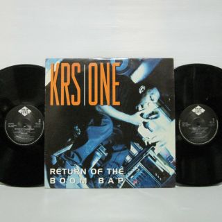 Krs - One - Return Of The Boom Bap 2lp 1993 Uk Orig Jive Showbiz Dj Premier Rap