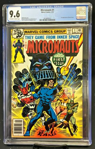 1979 Marvel Comics Micronauts 1 Cgc 9.  6 Ow/w
