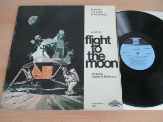 APOLLO 11 LUNER MOON LANDING - 3 X VINYL LPS (EX) 1969 6