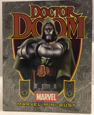 Dr Doom Marvel Bowen Mini Bust Phase 2 Mib Fantastic Four Jack Kirby Movie
