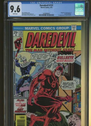 Daredevil 131 Cgc 9.  6 | Marvel | Origin & 1st Bullseye.  1st Jacob Conover.