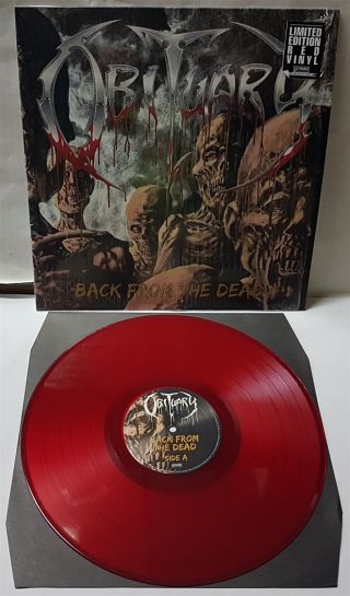 Obituary Back From The Dead Red Vinyl Lp Record Listenable