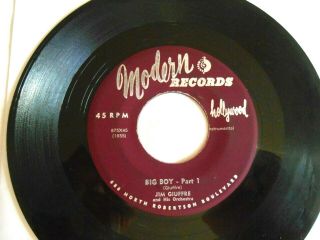 Jim Giuffre Big Boy Part I And Ii 45 Rare Modern 875 Early 50 