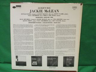 Jackie McLean ' JAckie ' s Bag ' LP Blue Note 5