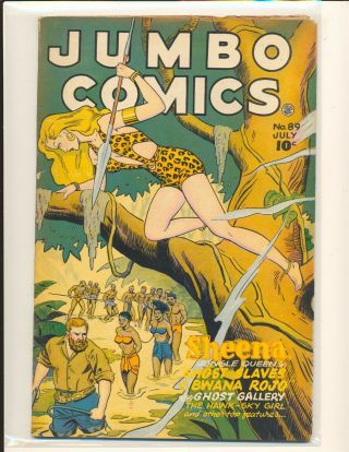 Jumbo Comics 89 Vg,  Cond.