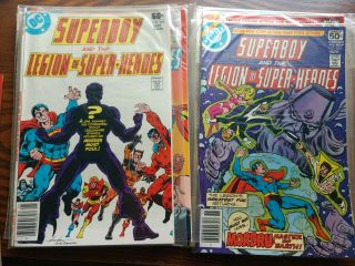 12 Superboy And The L O S H 239 - 246,  Secrets 1 - 3 Nm
